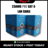 Dintek Cat.6 U/UTP Solid Cable 23AWG (Blue/Light Gray) -305M/Box