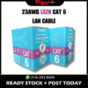 DINTEK LSZH Cat.6 U/UTP Solid Cable 23AWG (Blue/Light Gray) -305M/Box