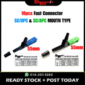 10PCS SC/UPC & SC/APC FTTH Fiber Optic Fast Connector FASC Single Mode Fast Connector FC301