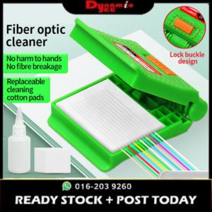 COMPTYCO A-07 Fiber Cleaning Clip Optical Fiber Wipe-Clip FTTH Fiber Optic Cleaner Kit for Fusion Splicer Machine - FCS101