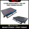 12 PORT DUPLEX OPTICAL FIBER TERMINATION BOX SC PORT FULL SET / EMPTY PULL TYPE - TBR502