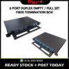 6 PORT DUPLEX OPTICAL FIBER TERMINATION BOX SC PORT FULLSET / EMPTY PULL TYPE - TBR501