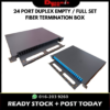24 PORT DUPLEX OPTICAL FIBER TERMINATION BOX SC PORT FULL SET / EMPTY PULL TYPE - TBR503
