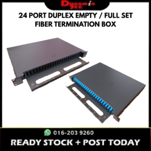 24 PORT DUPLEX OPTICAL FIBER TERMINATION BOX SC PORT FULL SET / EMPTY PULL TYPE - TBR503
