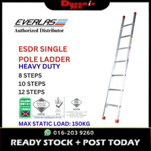 EVERLAS ESDR HEAVY DUTY SINGLE POLE LADDER LD902