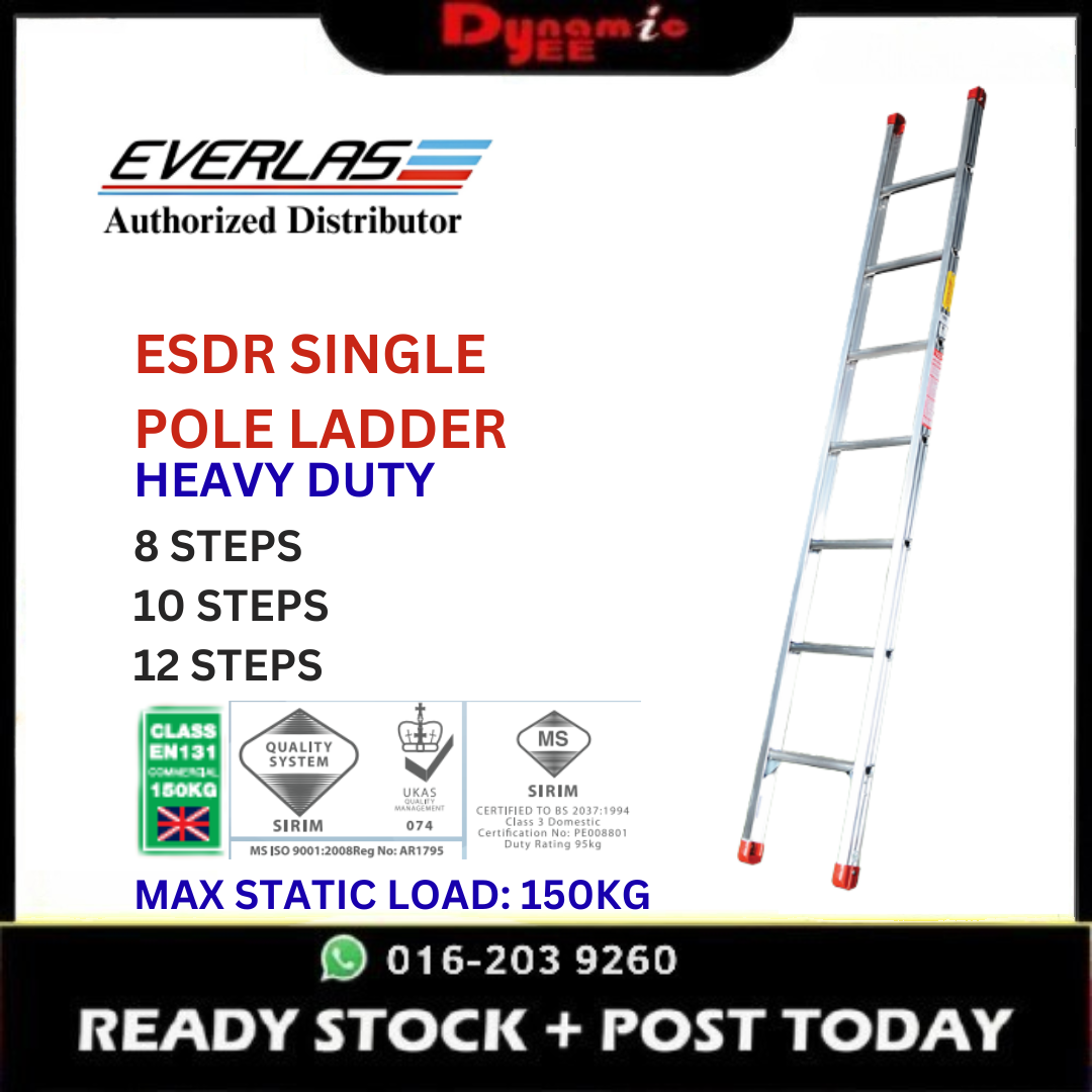 EVERLAS ESDR HEAVY DUTY SINGLE POLE LADDER LD902