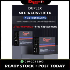 DEE 20KM GIGABIT SINGLE MODE DUPLEX FIBER MEDIA CONVERTER FIBER OPTICAL TRANSCEIVER MS-20-A & GS-20-B 1 PAIR CON303