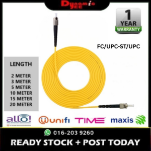 Patch Cord Single Mode FC/UPC-ST/UPC Simplex 3.0mm PC401