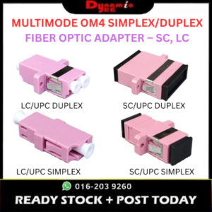 OM4 Multimode Fiber Optic Adapter – SC / LC | Simplex / Duplex AD901