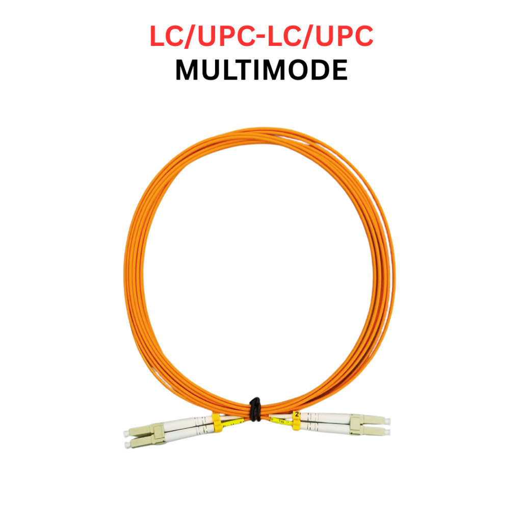 PATCH CORD MULTIMODE OM1 DUPLEX 2.0 LC/UPC-LC/UPC ORANGE PCM301 - Image 2