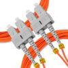 PATCH CORD MULTIMODE OM2 DUPLEX 2.0 SC/UPC-SC/UPC ORANGE PCM401 - Image 3