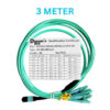 OM3 Multimode 8-Core MPO/UPC to 8LC/UPC LSZH Fiber Optic Patch Cord 1M 2M 3M 5M 10M MPO401 - Image 7