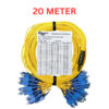 24-Core DUPLEX Single Mode SC/UPC to SC/UPC Fiber Optic Breakout Cable 20M 30M 50M 80M 100M BOC101 - Image 5
