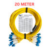 24-Core DUPLEX Single Mode LC/UPC to LC/UPC Fiber Optic Breakout Cable 20M 30M 50M 80M 100M BOC101 - Image 5