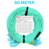 OM3 DUPLEX Multimode 12-Core SC/UPC to SC/UPC Fiber Optic Breakout Cable 20M 30M 50M 80M 100M BOC401 - Image 8