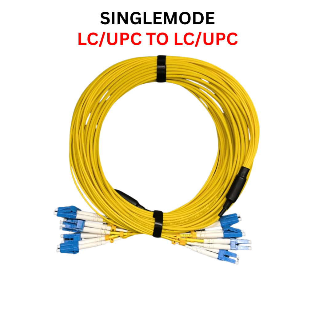 12-Core DUPLEX Single Mode LC/UPC to LC/UPC Fiber Optic Breakout Cable 20M 30M 50M 80M 100M BOC201 - Image 2