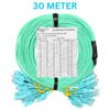 OM3 DUPLEX Multimode 24-Core SC/UPC to SC/UPC Fiber Optic Breakout Cable 20M 30M 50M 80M 100M BOC301 - Image 6