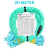 OM3 DUPLEX Multimode 24-Core SC/UPC to LC/UPC Fiber Optic Breakout Cable 20M 30M 50M 80M 100M BOC301 - Image 5
