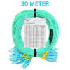 OM3 DUPLEX Multimode 24-Core SC/UPC to LC/UPC Fiber Optic Breakout Cable 20M 30M 50M 80M 100M BOC301 - Image 6