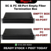 48-Port SC & FC Empty Optical Fiber Termination Box with Pigtail Flange Thickening - TBR303