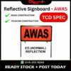 AWAS Signboard for Construction/Telecom Use TMSB101