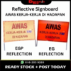 TM SAFETY SIGNAGE ‘ AWAS KERJA-KERJA DI HADAPAN ' TMSB101