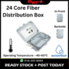 24 Core Outdoor Waterproof ABS Engineering Plastic Fiber Distribution Box - FDB301