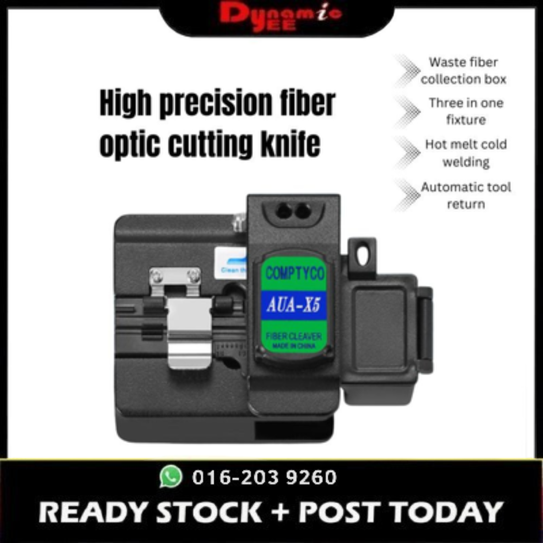 Comptyco AUA-X5 black fiber optic cutter high precision cable cutting knife CV051