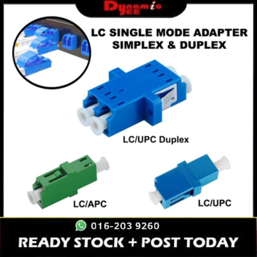 Optical Fiber Optic Adapter Jointer Single mode Simplex & Duplex LC-LC Coupler AD301