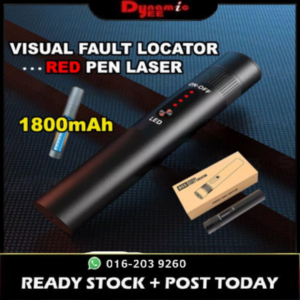 VISUAL FAULT LOCATOR ( VFL ) PEN RED LASER OPTICAL FIBER LIGHT SOURCE B5S-05 1mW 5KM VL001