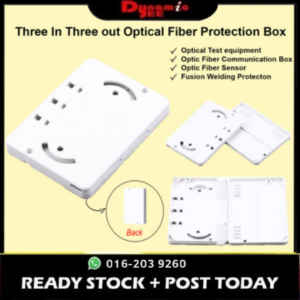 Three-in-Three-out Optical Fiber Rubber-Covered Wire Rectangular Protection Box PB202