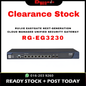 RUIJIE EASYGATE NEXT-GENERATION CLOUD MANAGED UNIFIED SECURITY GATEWAY EG3230