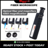 Handheld Optical Fiber End Face Magnifier 400X Multiples Fiber Inspection Microscope OFM101