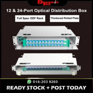 12/24 Core Full Spec Telecom-Grade Optical Distribution Frame ODF Rack Optical Cable Welding Box ODF101