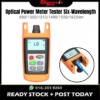 Optical Power Meter Tester Six-Wavelength Test Range-70 to+10dBm OP601