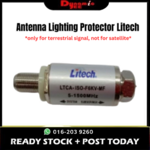 Antenna Lighting Protector Litech LTCA-ISO-F6KV-MF 5Mhz-1500MHz TVP101