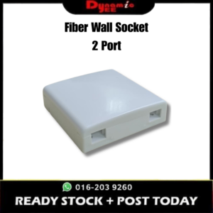 FWS Fiber Wall Socket 2 Ports FTTH Fiber Optic Terminal Box Indoor FW101