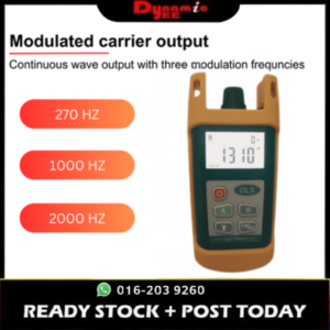 YOUYSI OLS Optical Light Source Optical Fiber Attenuation Detector Mini Handheld Optical Cable Tester OL101