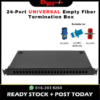 24-Port Universal Empty Optical Fiber Termination Box with Pigtail Flange Thickening - TBR302