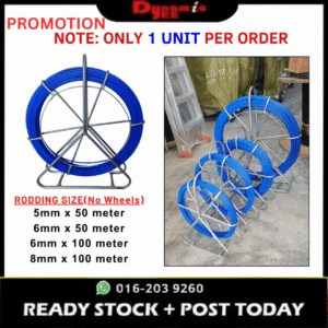 Fibreglass Duct Rodding Cable Puller(tiada roda) RD101