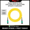 Single Mode 12-Core MPO/APC to MPO/APC LSZH Fiber Optic Patch Cord 3M 5M MPO101