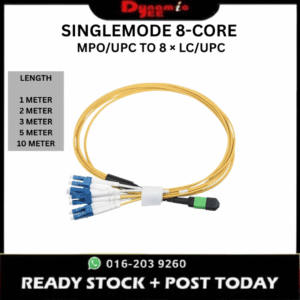 MPO/UPC to 8LC/UPC 8-Core Single Mode LSZH Fiber Optic Patch Cord 1M 2M 3M 5M 10M MPO201