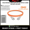 PATCH CORD MULTIMODE OM2 DUPLEX 2.0 SC/UPC-SC/UPC ORANGE PCM401