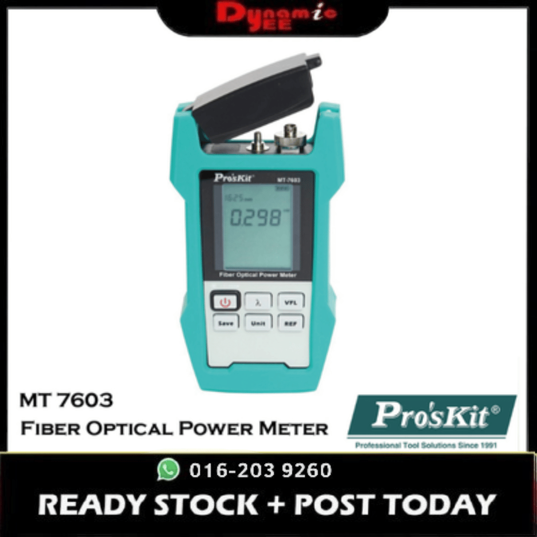 PRO'SKIT FIBER OPTIC POWER METER WITH MEMORY FUNCTION MT-7603-C